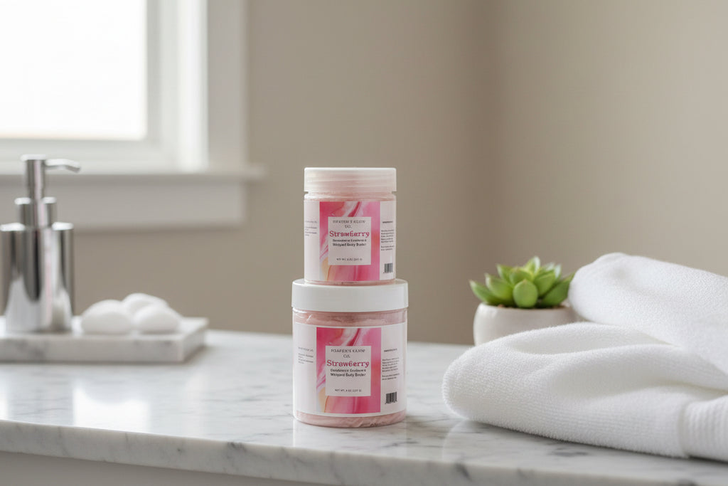 Strawberry Cashmere Cream 4oz Whipped Body Butter