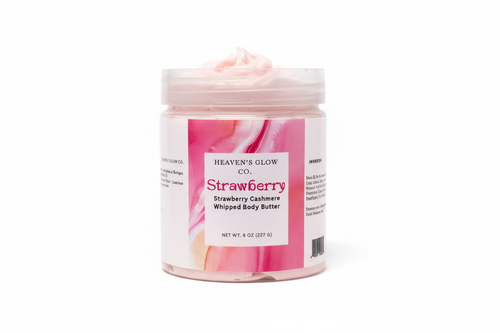 Strawberry Cashmere Cream 4oz Whipped Body Butter